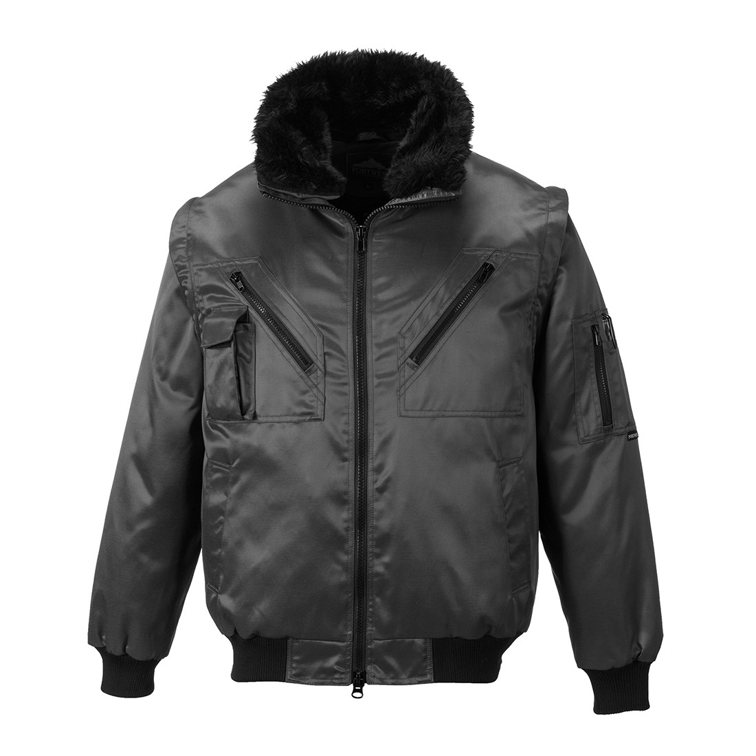 Pilot striukė PORTWEST PJ10. Spalva: juoda, Dydis: 5XL 