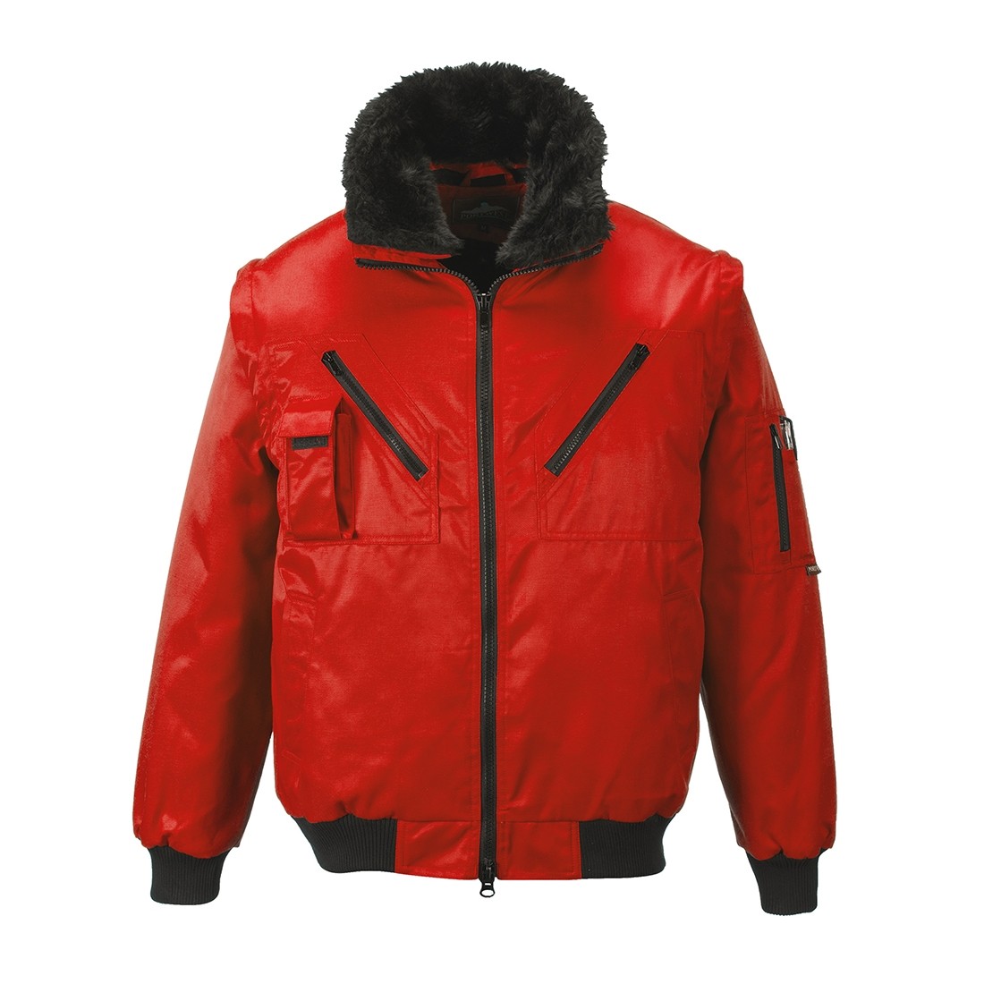 Pilot striukė PORTWEST PJ10. Spalva: raudona, Dydis: 5XL 