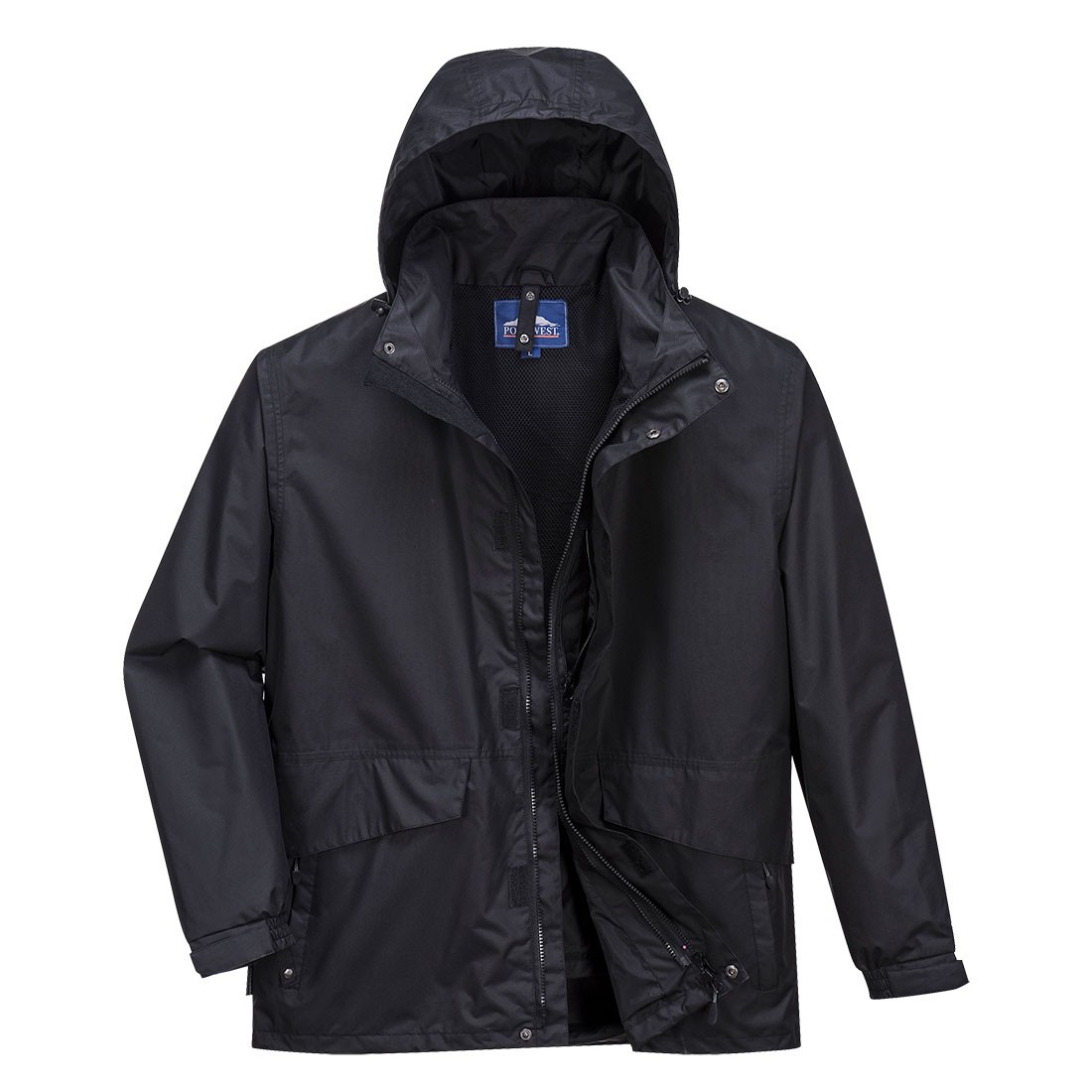 Orui pralaidi Argo 3 viename striukė PORTWEST S507. Spalva: juoda, Dydis: XXXL 