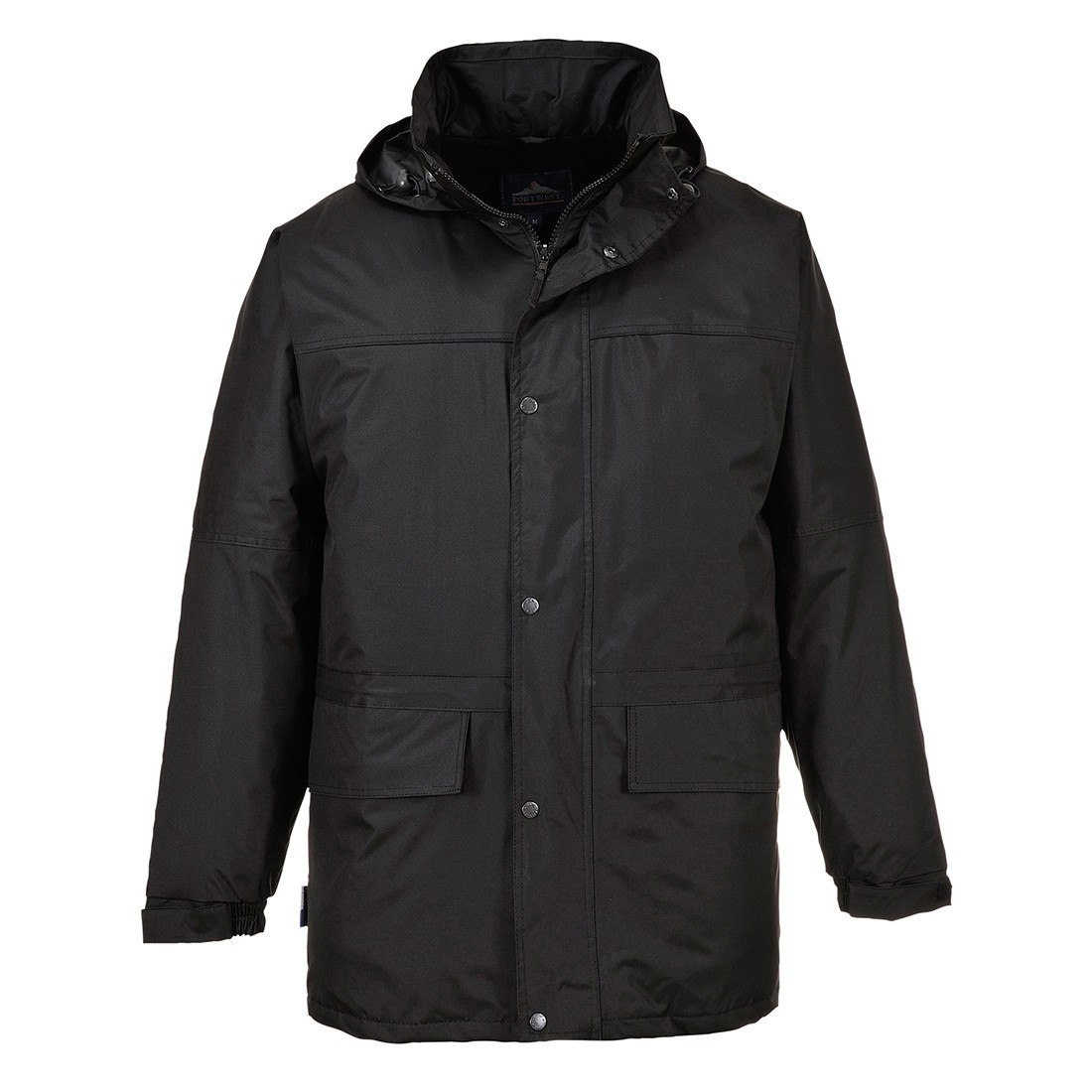 Oban striukė su fliso pamušalu PORTWEST S523. Spalva: juoda, Dydis: XXXL 