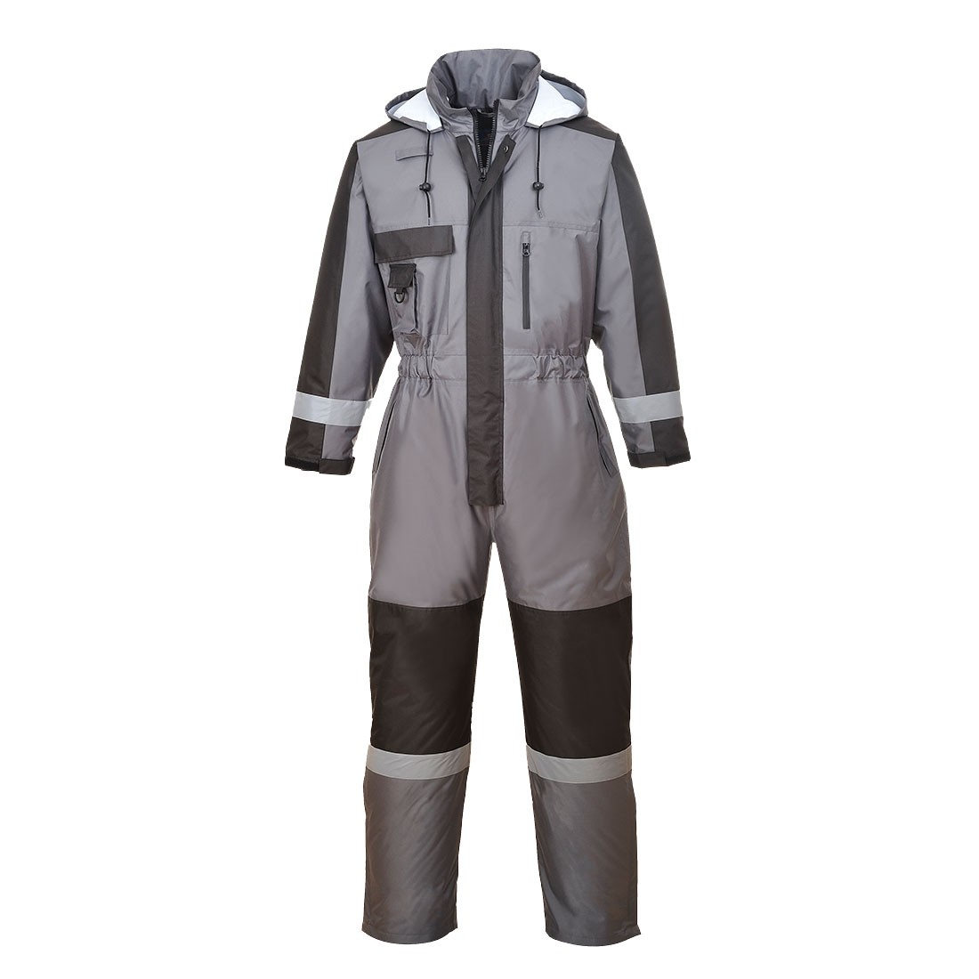 Žieminis kombinezonas PORTWEST S585. Spalva: pilka/juoda, Dydis: XXL 