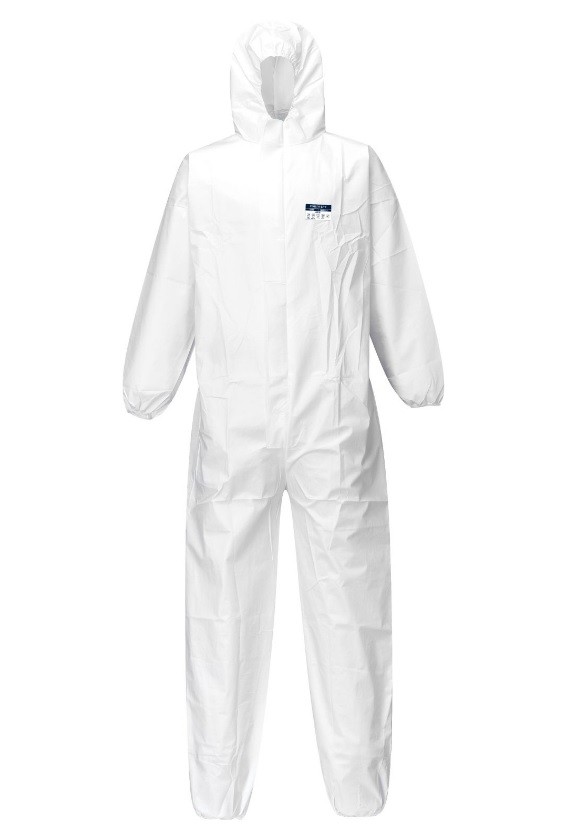 BizTex Microcool kombinezonas 5/6 tipas PORTWEST ST50. Spalva: balta, Dydis: L 