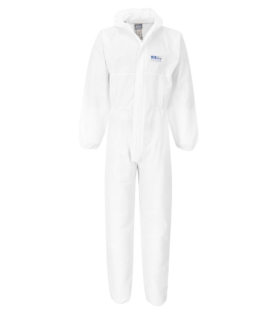 BizTex SMS FR kombinezonas 5/6 tipas PORTWEST ST80. Spalva: balta, Dydis: XXXL 